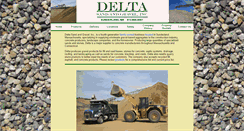 Desktop Screenshot of delta-sand.com