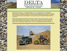 Tablet Screenshot of delta-sand.com